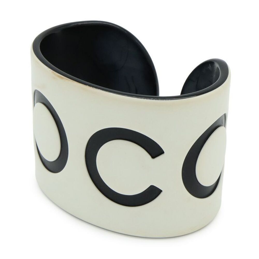Chanel Coco Mark Bangle Open Bangle Bracelet Plas… - image 2